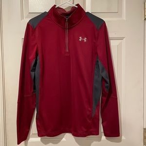 Burgundy Under Armour Long Sleeve